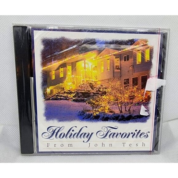 John Tesh Holiday Favorites Christmas Music CD | Relaxing Piano Holiday Cheer - Picture 1 of 7